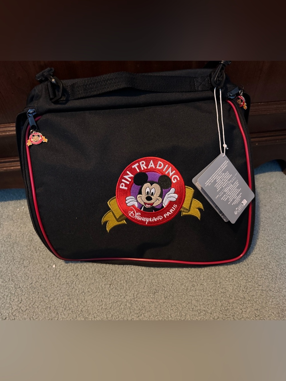 Disneyland Paris Resort Large Pin Trading Bag